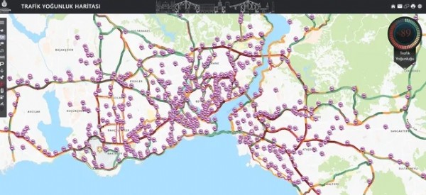 İstanbul'da trafik durma noktasına geldi! Yoğunluk yüzde 89'a ulaştı